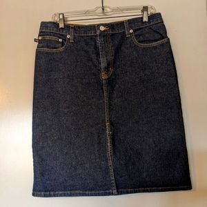Ralph Lauren Y2K denim skirt